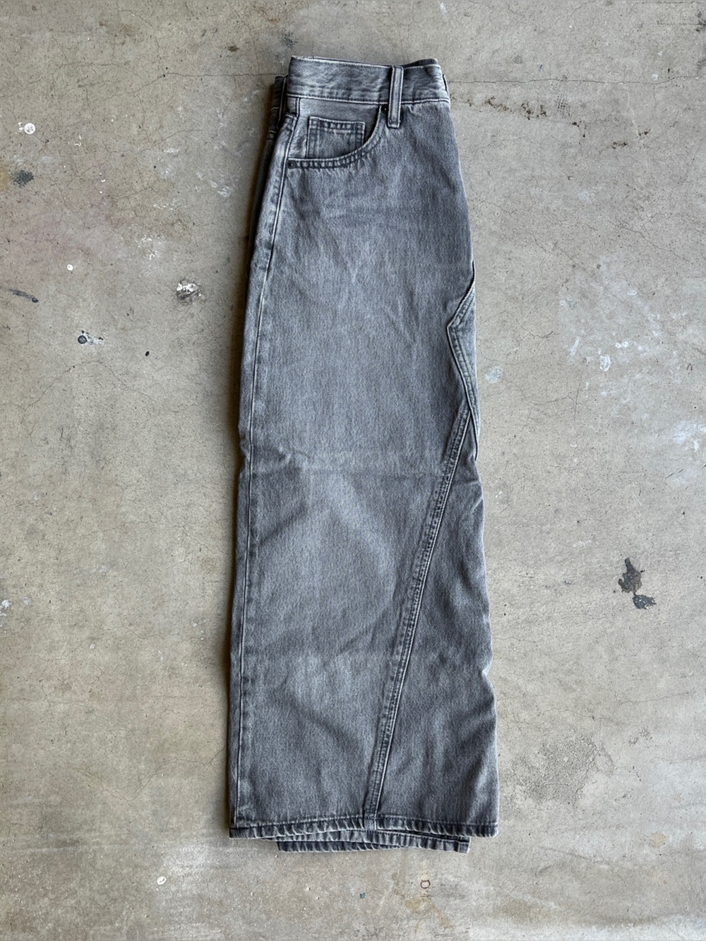 Uniqlo Women’s Denim Panel Long Skirt